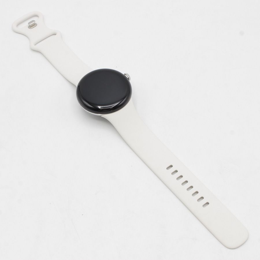 美品】Google Pixel Watch LTE GA04309-TW Polished Silver ステンレス