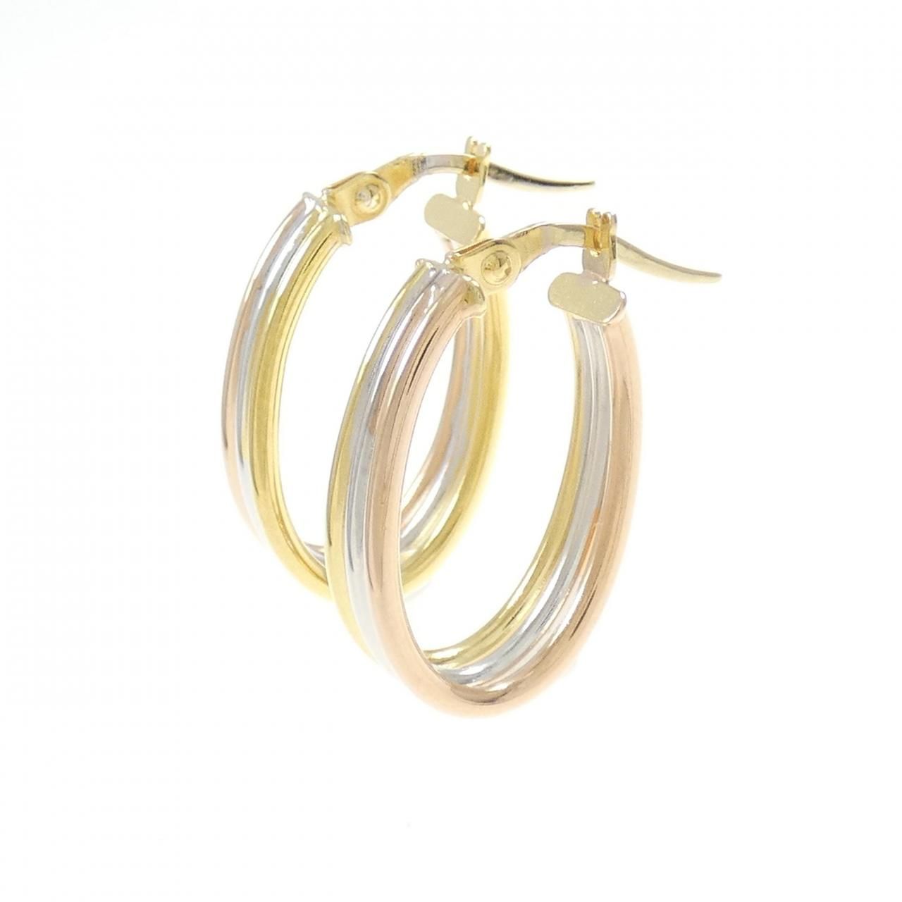 750スリーカラー フープ ピアス - メルカリ 