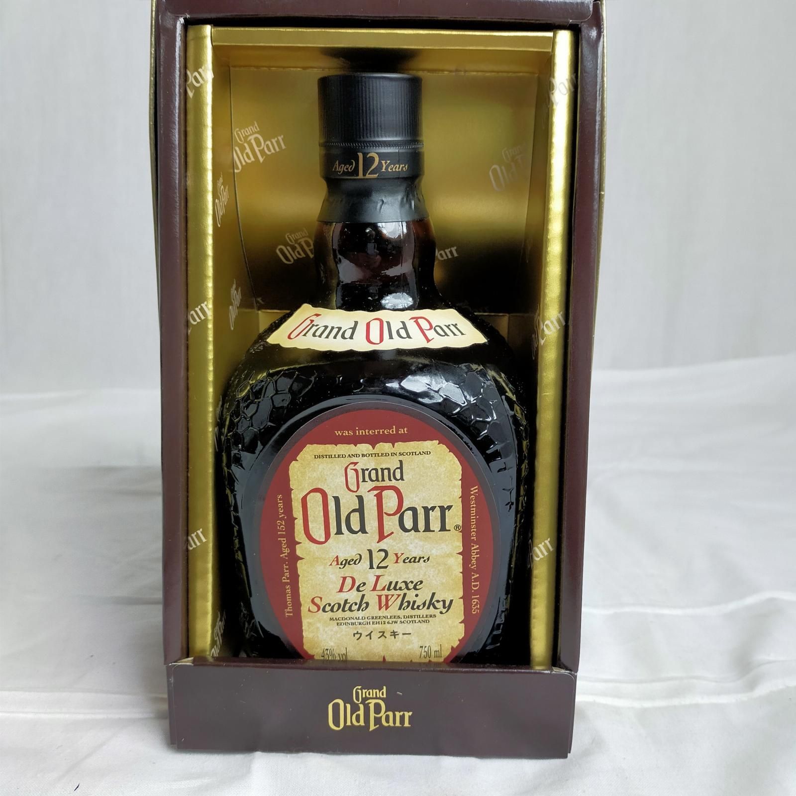 古酒 Grand Old Parr Deluxe 12year - ウイスキー