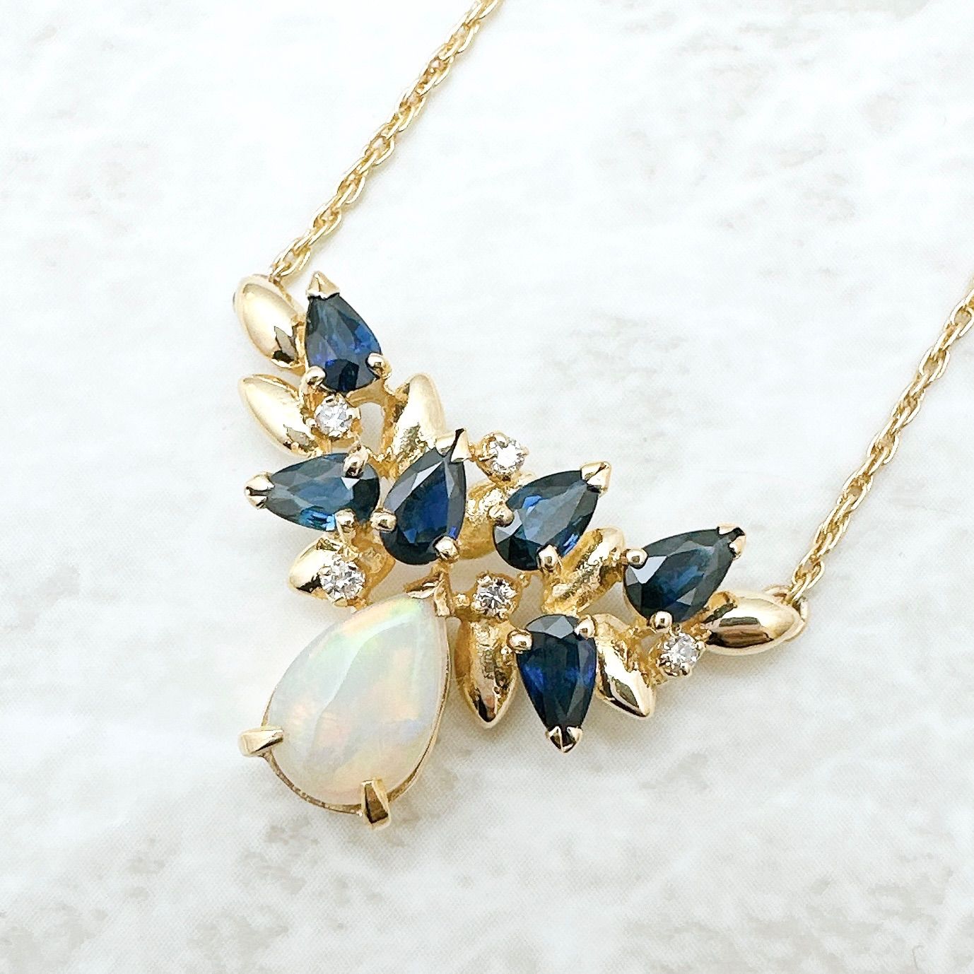 PAVOI 14Kゴールドメッキ 人工オパールネックレス レディースオパールネックレス, 金属, 宝石なし PAVOI 14K R 並行輸入品 | PAVOI 14K 金メッキ オパール ペンダント ネックレス 女性用