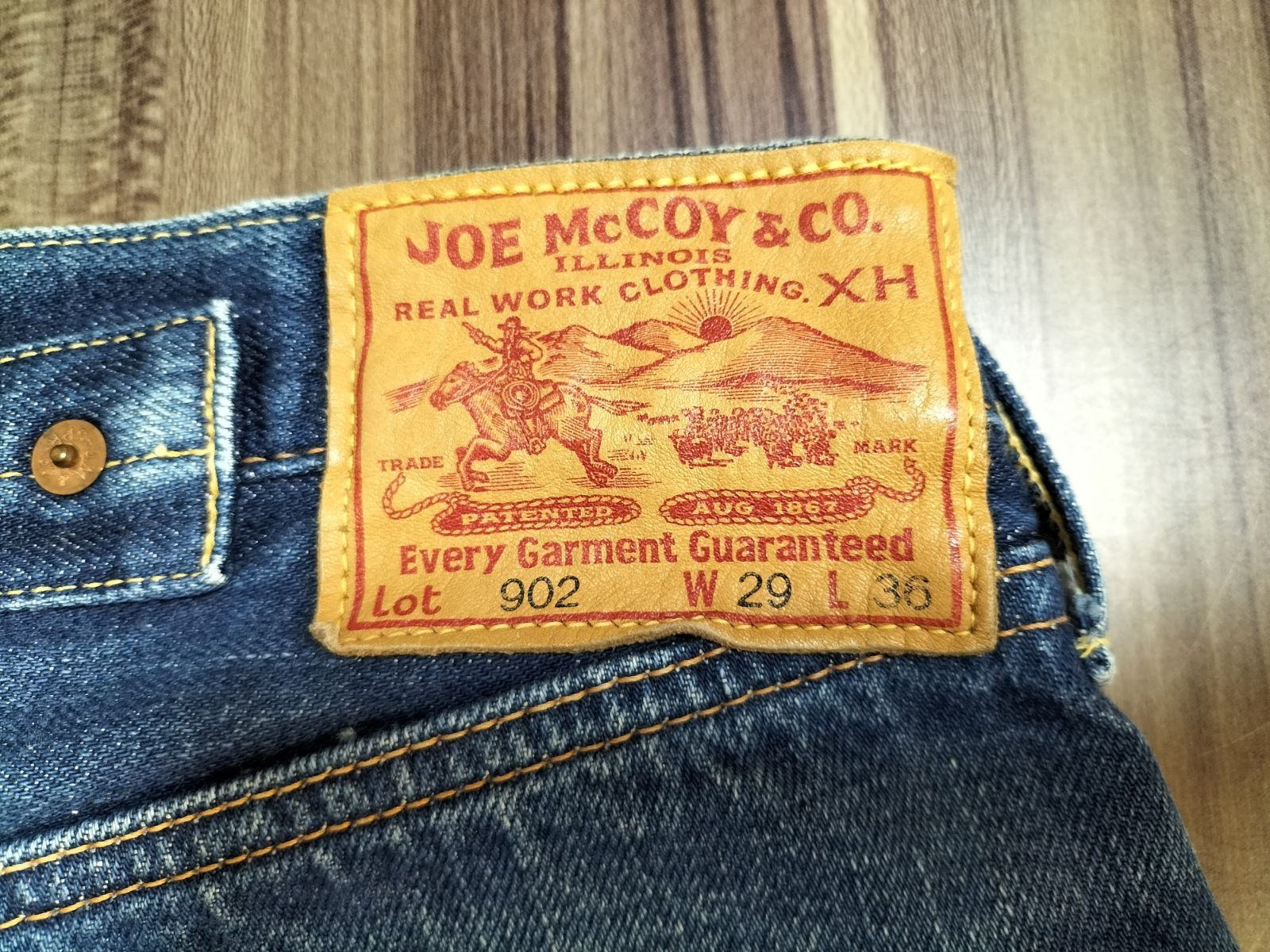 パンツ JOE McCOY Lot 901 WWII MODEL W29 L36 Yahoo!オークション - 【旧マッコイ Joe McCOY Lot.901 WWII
