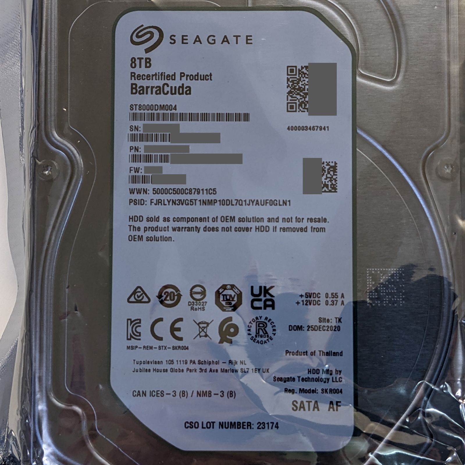 BarraCuda 3.5インチ