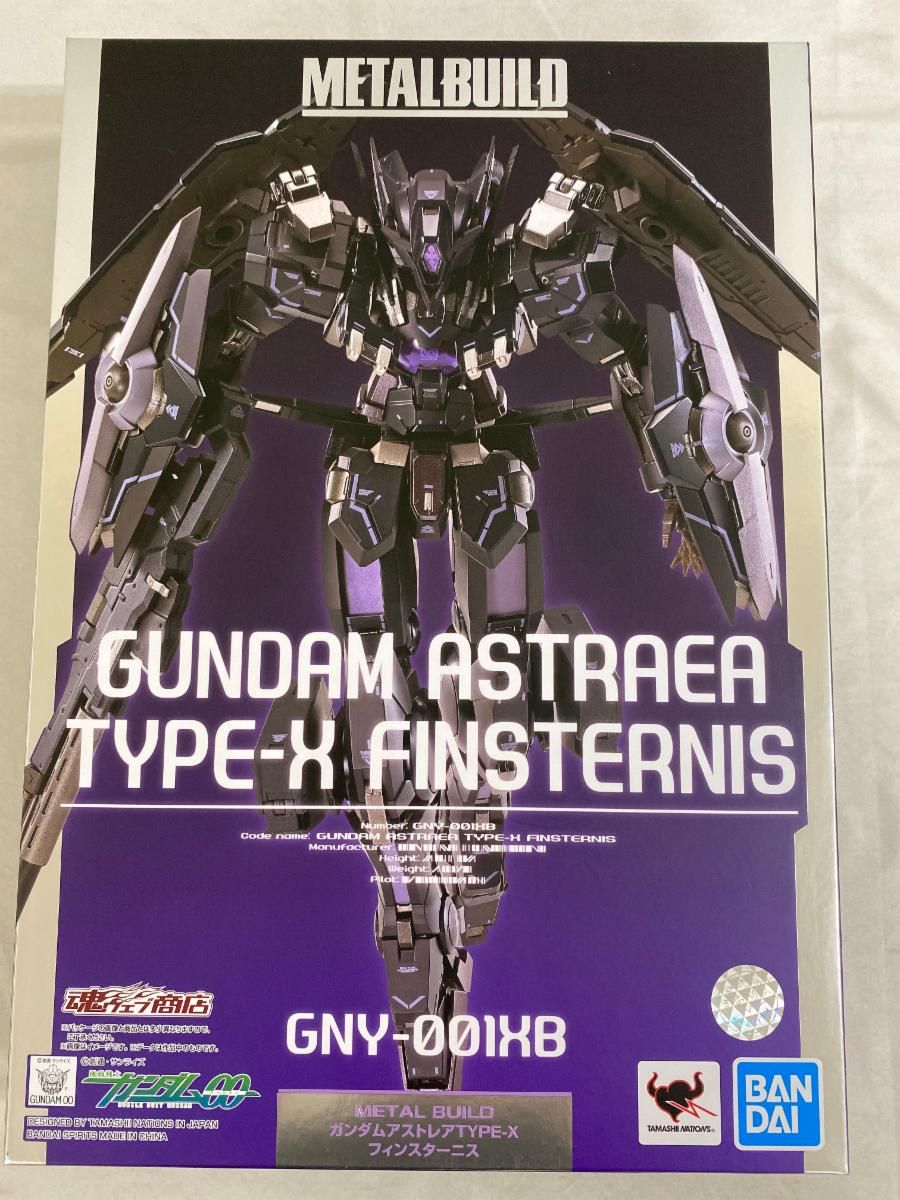 メタルビルド ガンダムアストレア TYPE-X フィンスターニス　輸送箱開封済み Amazon | プレバン METAL BUILD ガンダムアストレアTYPE-Xフィン