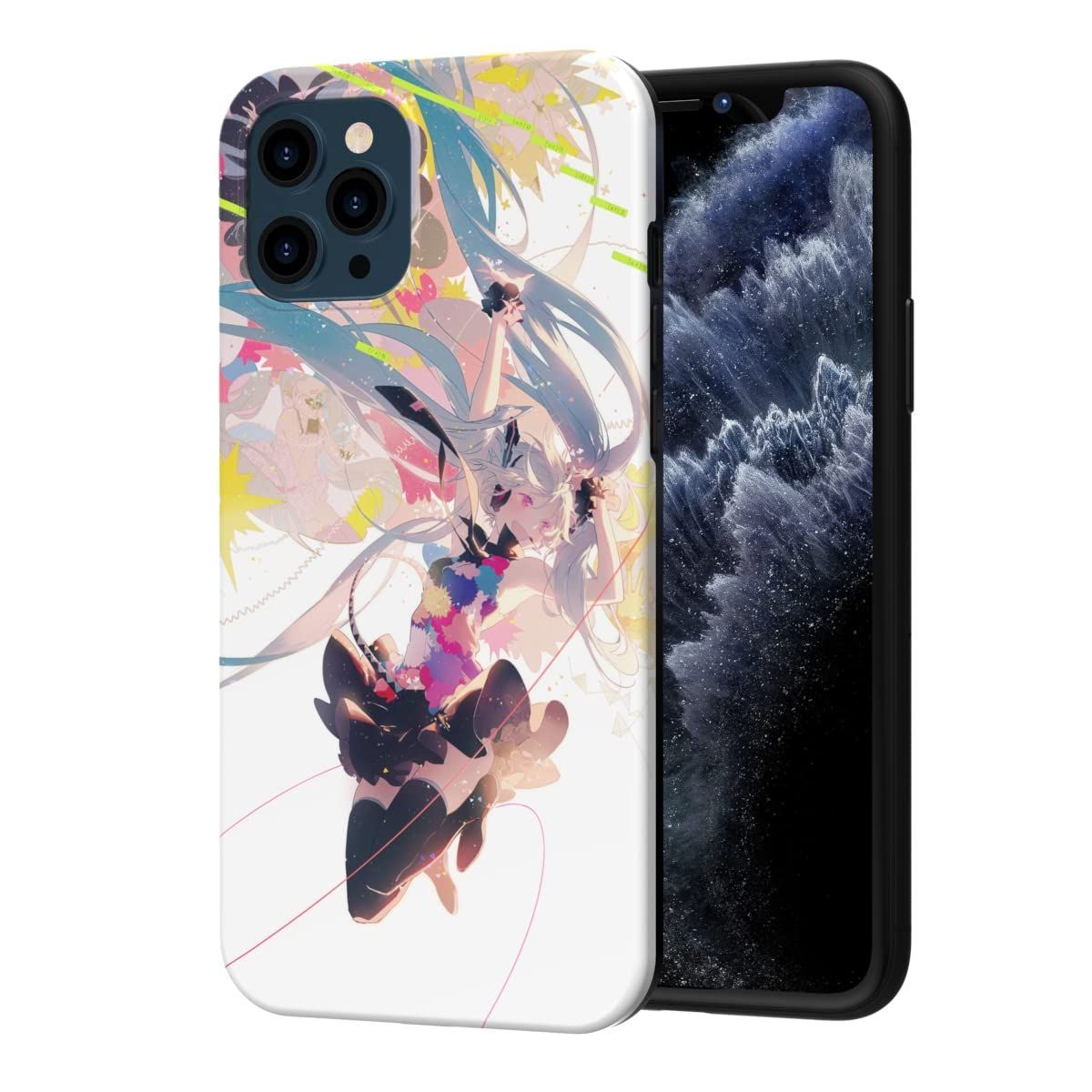 THE DREAMY LIFT iphone12、iphone12 Pro ケース カバー アニメ 漫画 デザイン5個模様 VOCALOID 綺麗 萌え ゲーム グッズ スマホ アイフォンケース シェル ストラップ おしゃれ かわいい フィギュア