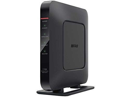 バッファロー WSR-1166DHP4-BK 無線LAN親機 11ac|n|a|g|b 866 300Mbps ブラック