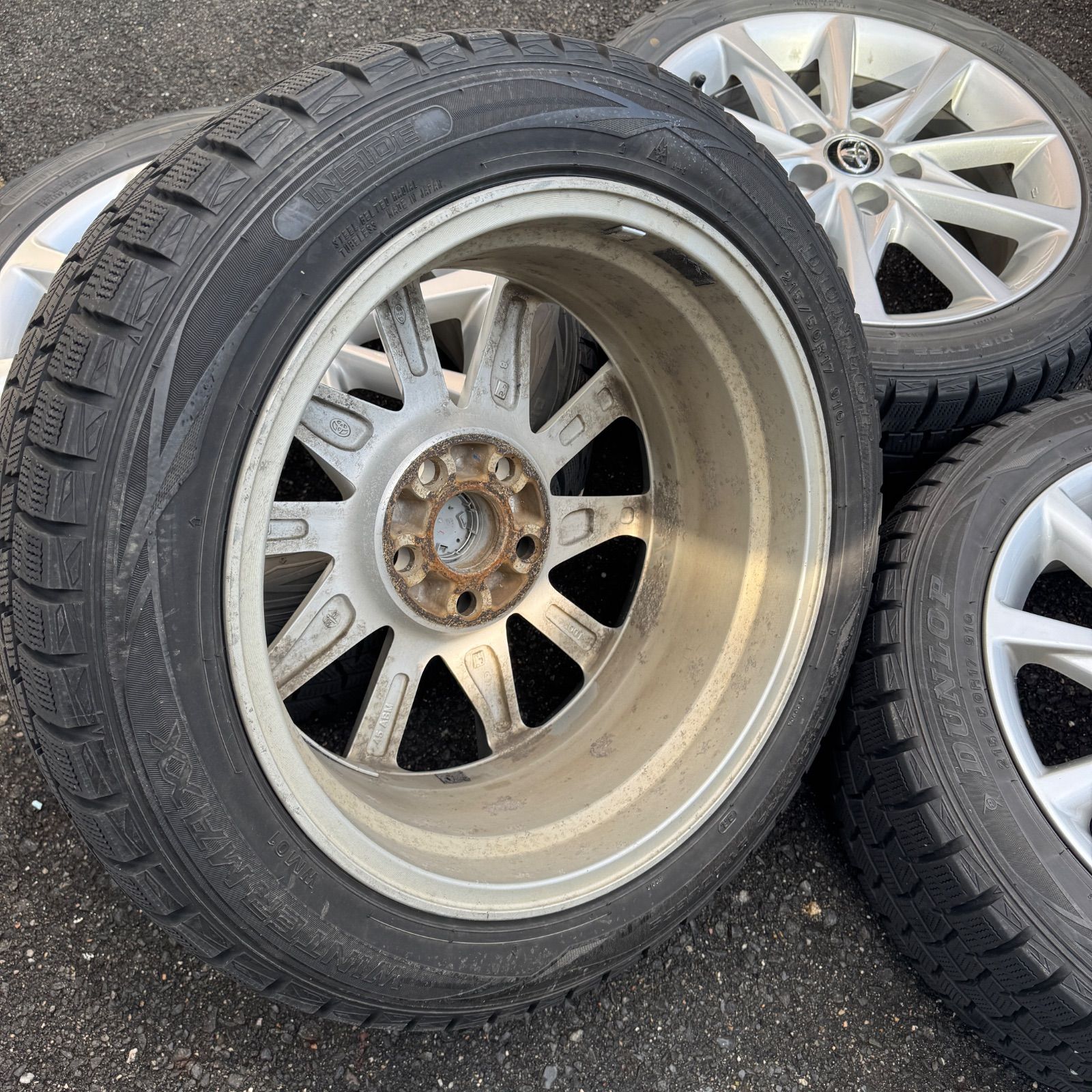 プリウスα 純正17インチアルミホイール プリウスアルファ Sツーリング