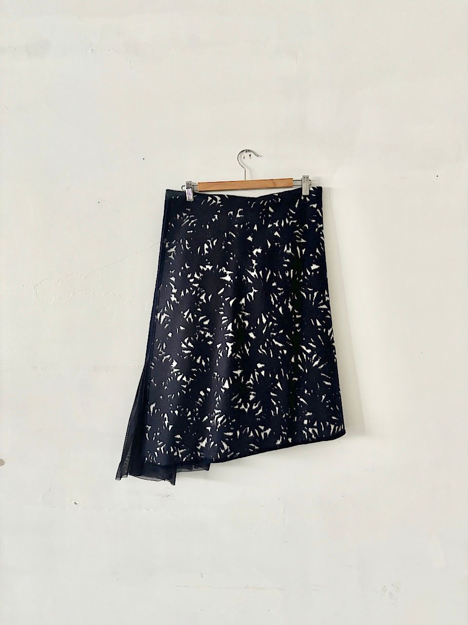 美品】mina perhonen flicker ウールラップレイドスカート