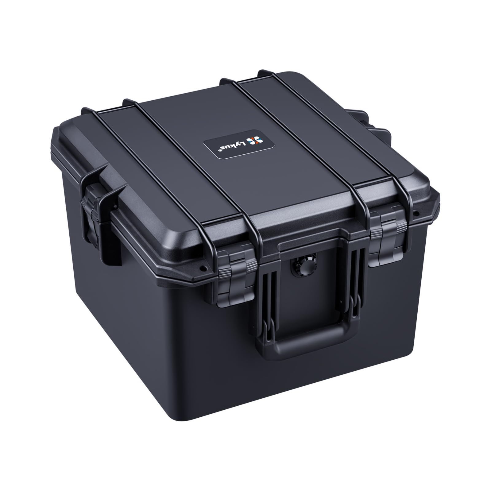 Size HC-3630 35.5x35.5x27cm Lykus HC-3630 防水ハードケース 格子状カットスポンジが内蔵 内寸 35.5x35.5x27 cm カメラ ドローン ラップトップなどに適用