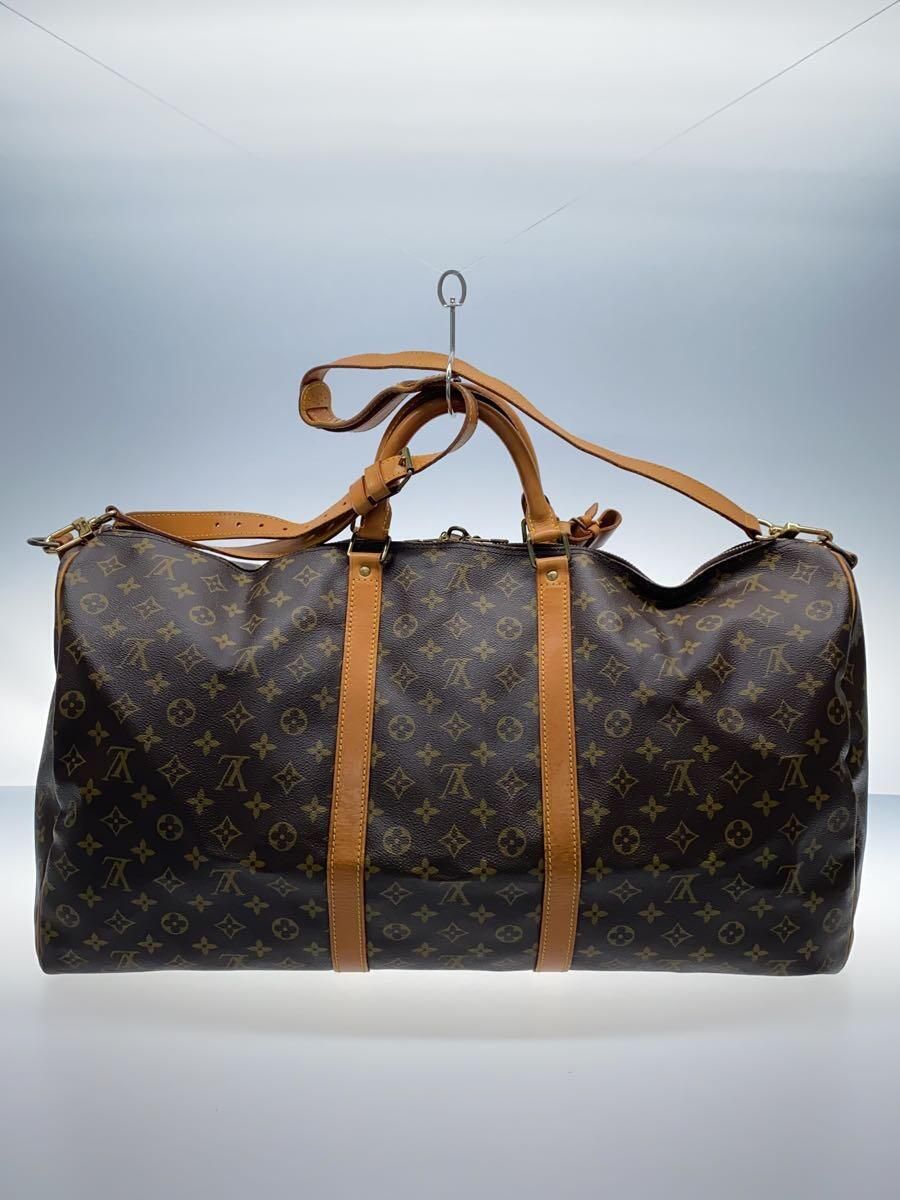 LOUIS VUITTON キーポル・バンドリエール60_モノグラム・キャンバス_BRW PVC ブラウン - メルカリ