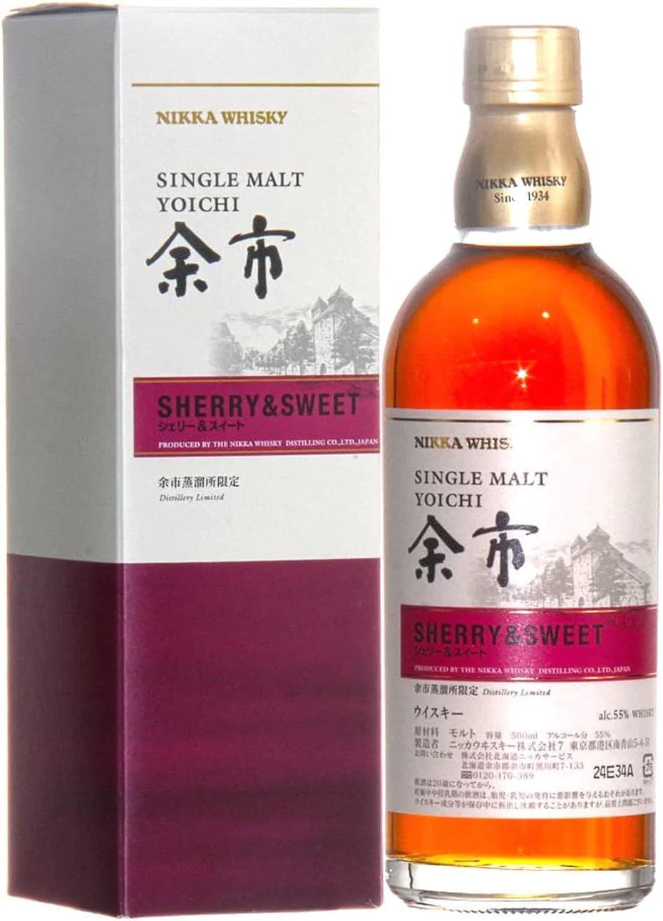 ニッカ シングルモルト余市 シェリー＆スイート Nikkaウイスキー 500ml 