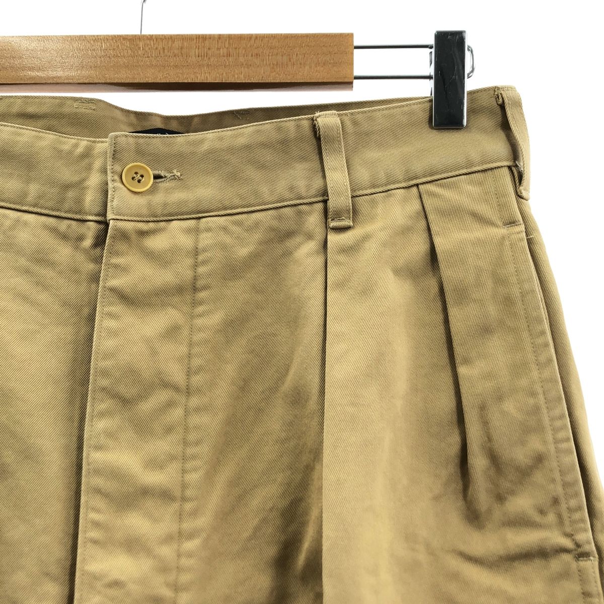 YLEVE / FINX COTTON CHINO 2TUCK ボトム YLEVE / イレーヴ | FINX COTTON CHINO 2TUCK CREASET