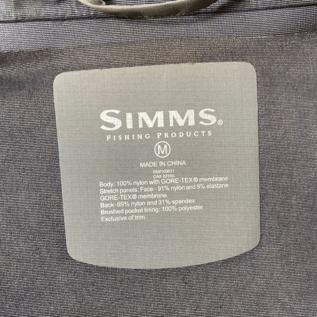 ΨΨSIMS シムス SIMS ジャケット サイズ M グレー フィッシングウェア  