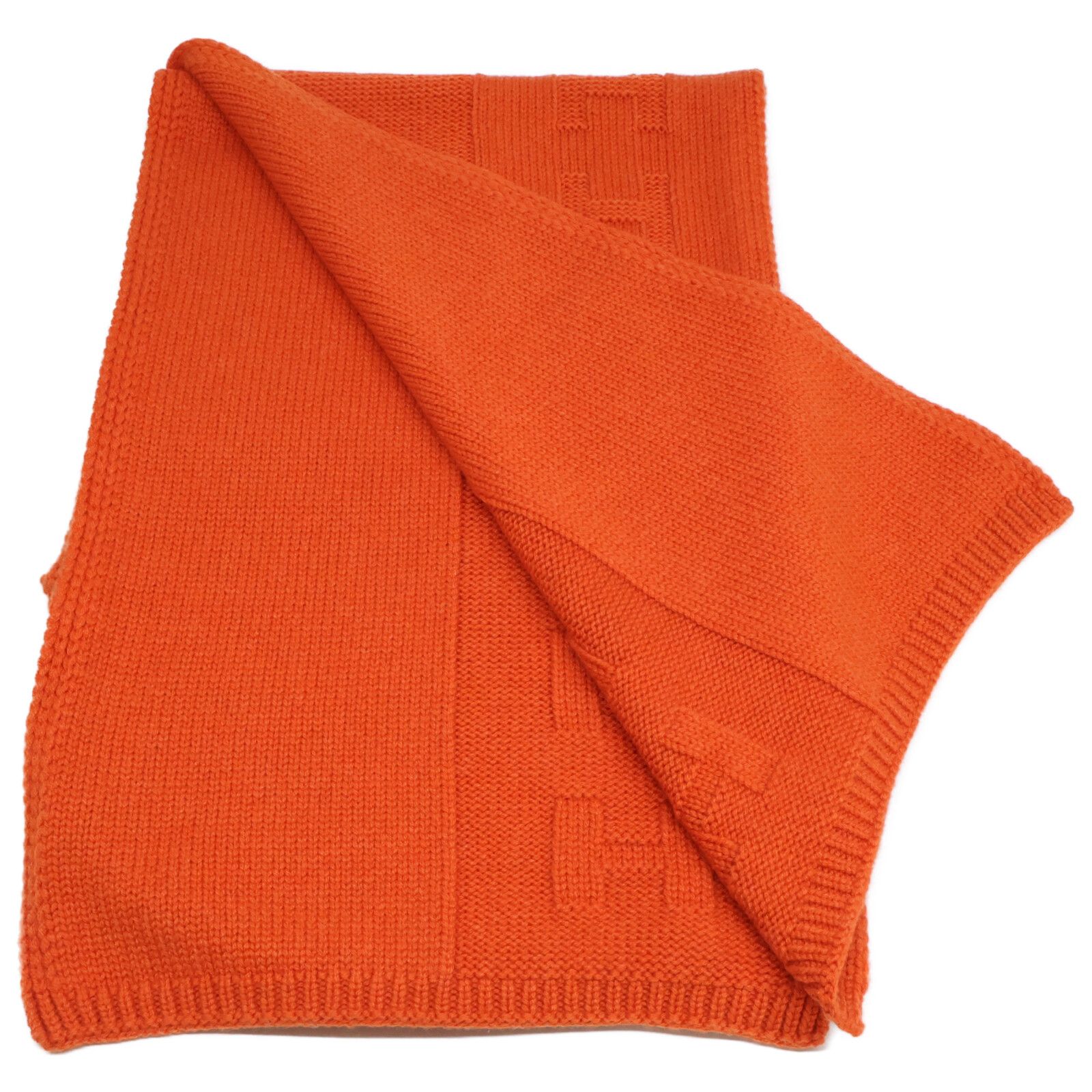★美品★HERMES★マルジェラ期★カシミア★セリエボタン★オレンジ★ kigaeru_33945709050