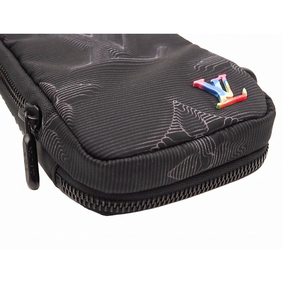 中古】LOUIS VUITTON ルイ ヴィトン ダブル・フォンポーチ 3D