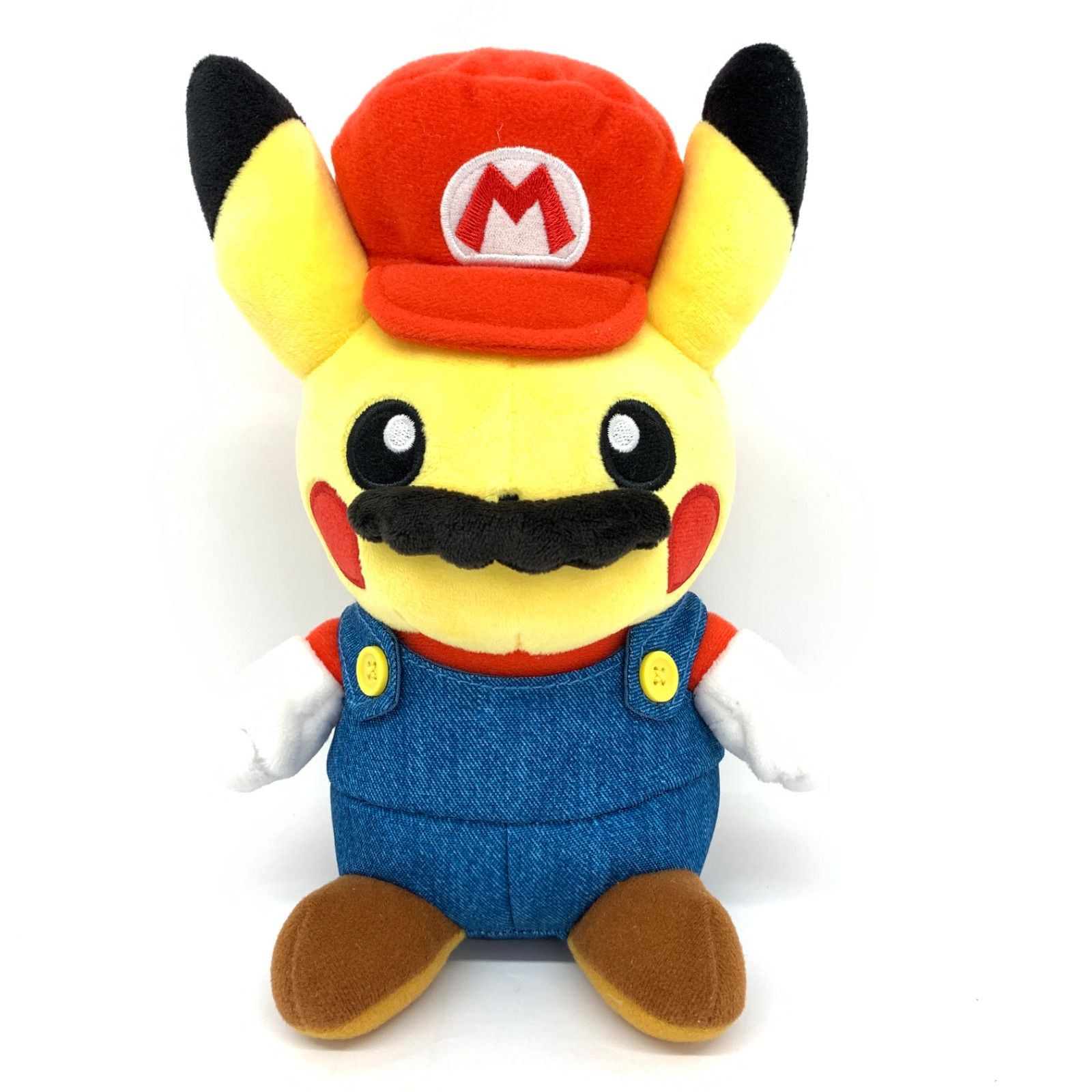 ☆レア物☆ポケモンセンター限定 マリオピカチュウ 完売ぬいぐるみ 