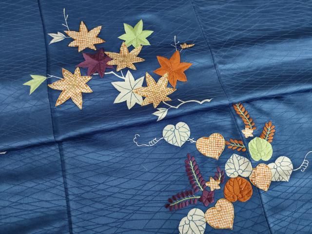 平和屋着物○訪問着 駒刺繍 草花文 金糸 正絹 逸品 AABC1950ck - メルカリ