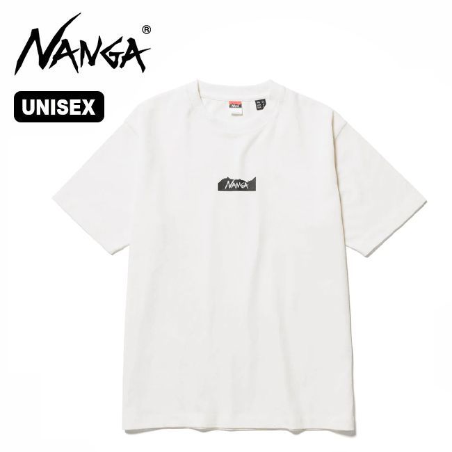 新品】NANGA ナンガ エコハイブリッド MTロゴ TEE ホワイト Tシャツ