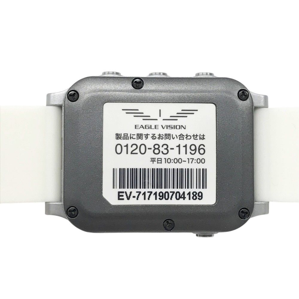 EAGLE VISION イーグルビジョン  EV717 GPSナビ　ゴルフウォッチ  ホワイト系  [240101479103] ゴルフウェア ストスト EAGLE VISION イーグルビジョン EV717 GPSナビ ゴルフウォッチ