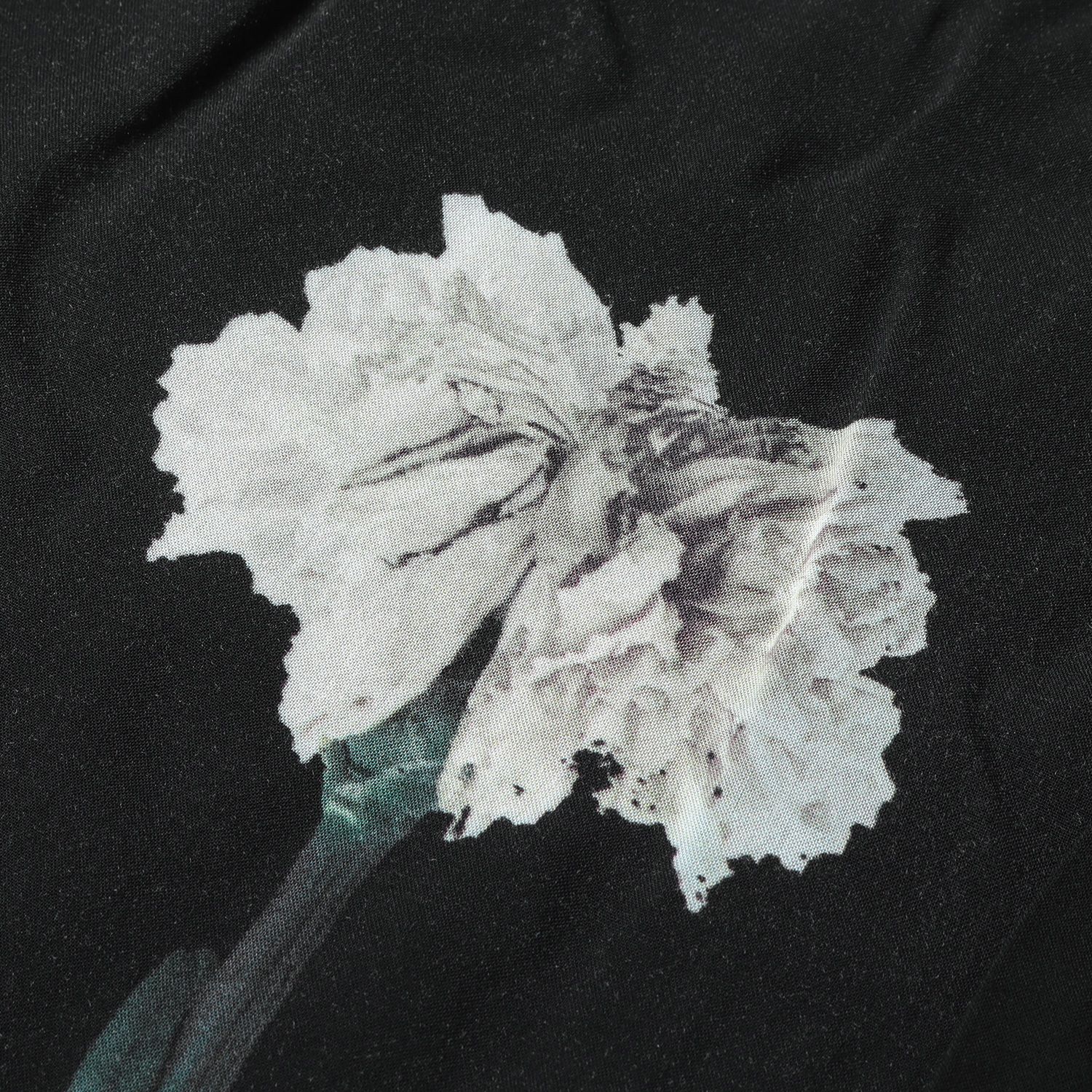 Yohji Yamamoto(Ys) ヨウジヤマモト シャツ 一輪花段違 レーヨン