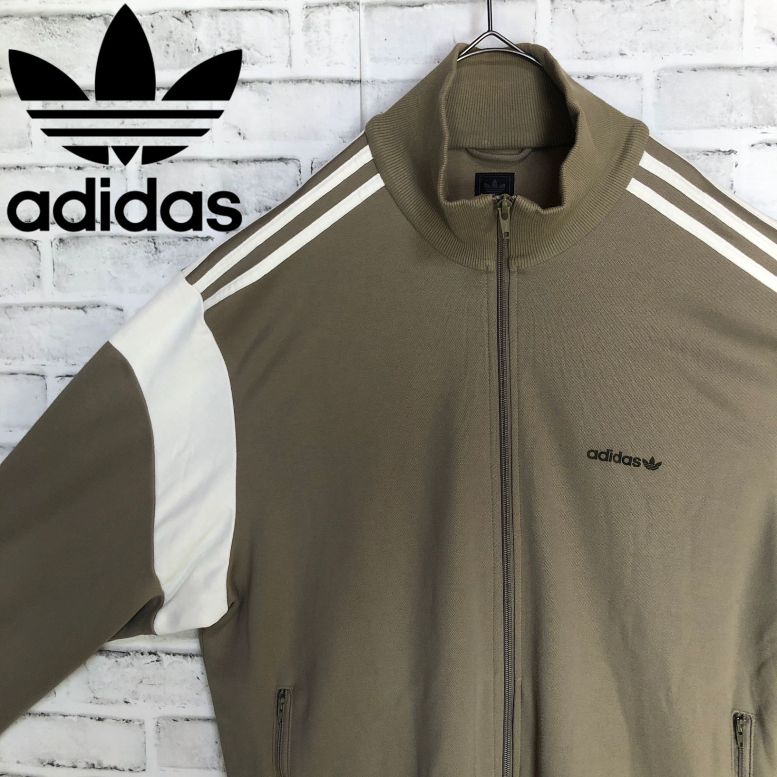 SEAL限定商品 希少カーキ4XL⭐️90s adidas 古着- 超ビッグサイズ ...