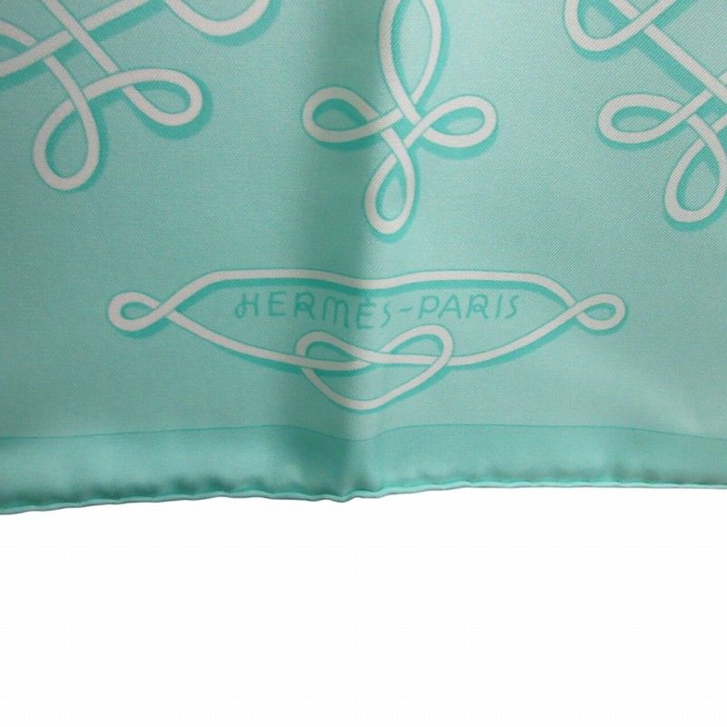 エルメス HERMES 希少 美品 カレ90 VINCI 幾何学模様 ロープ柄