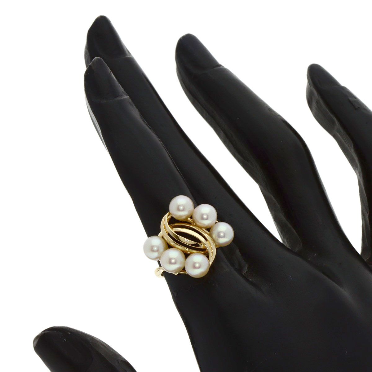 MIKIMOTO ミキモト パール 真珠 リング 指輪 K14YG レディース FORTGASGNV_COM_BR