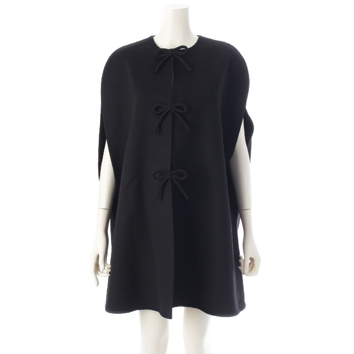 ヴァレンティノ 24‐25AW ヴァージンウール カシミヤ リボン ジレ