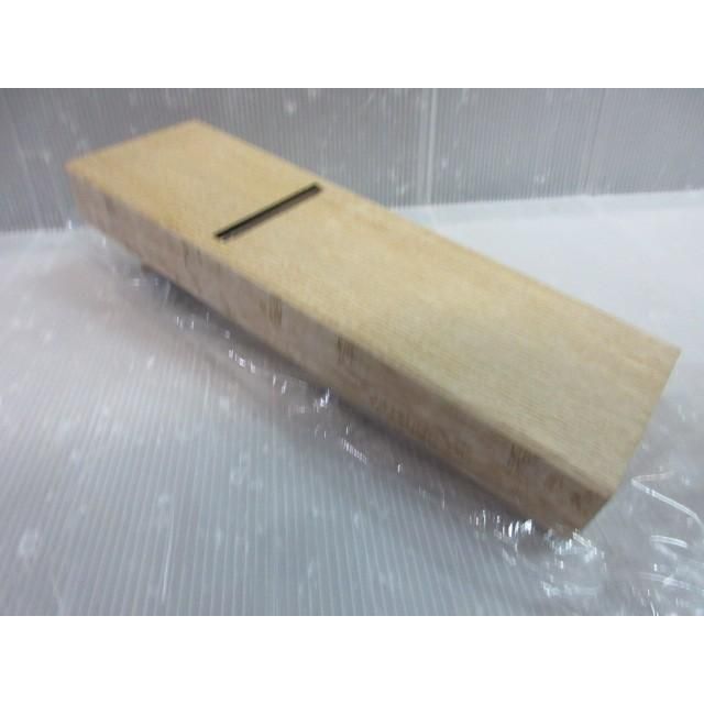 越翁 金印 重弘作 超仕上替刃式 鉋 寸八 70mm 浸油台本仕込 大工 