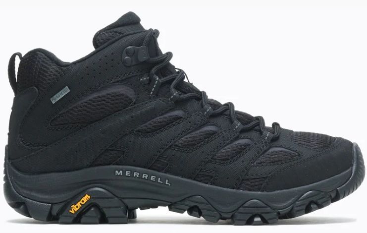 メレル モアブ 3 シンセティック ミッド ゴアテックス トリプル ブラック 500249