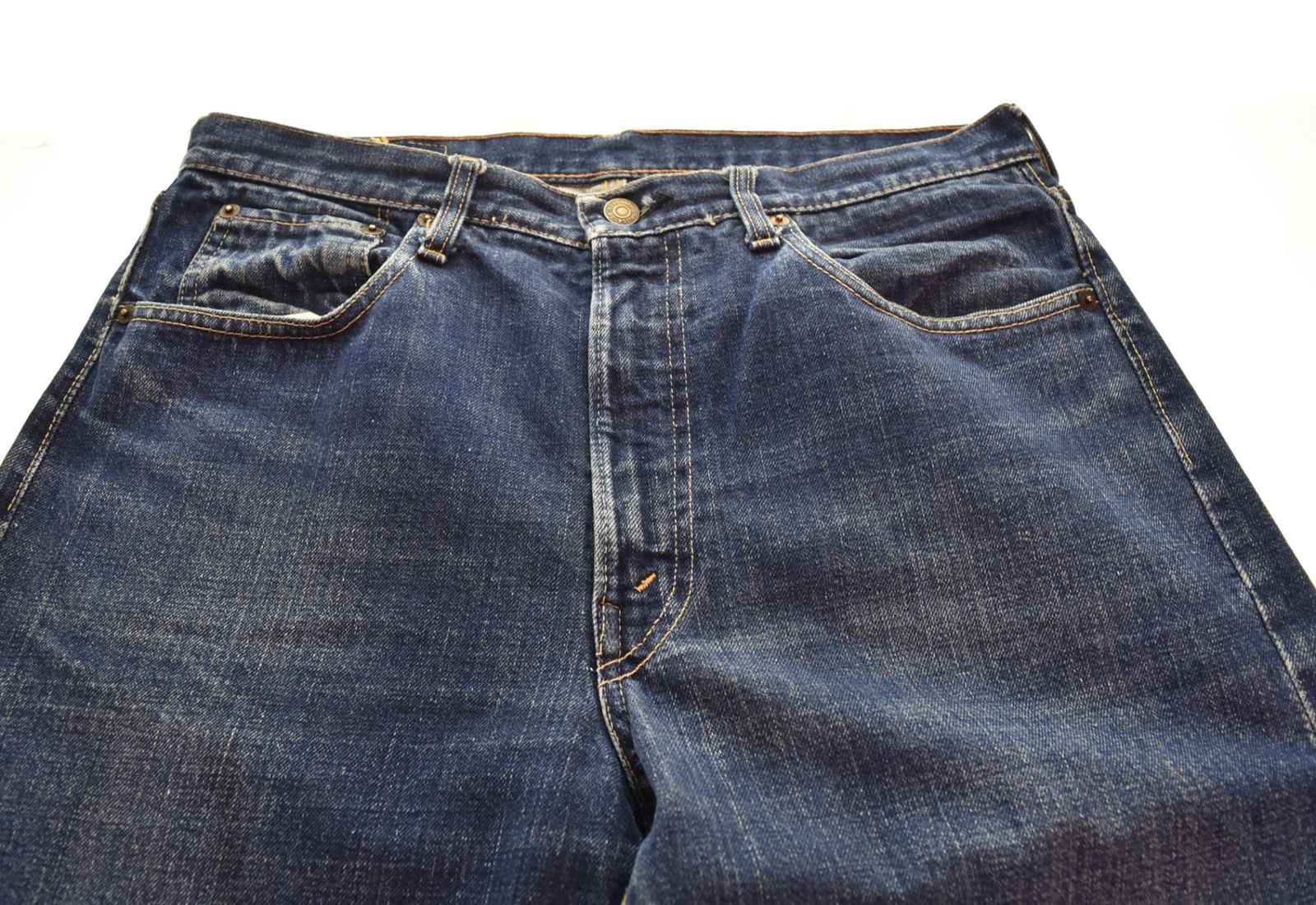 リーバイス Levi's 60's 505 BIG E デカ文字 505 濃紺 耳なし SCOVILL