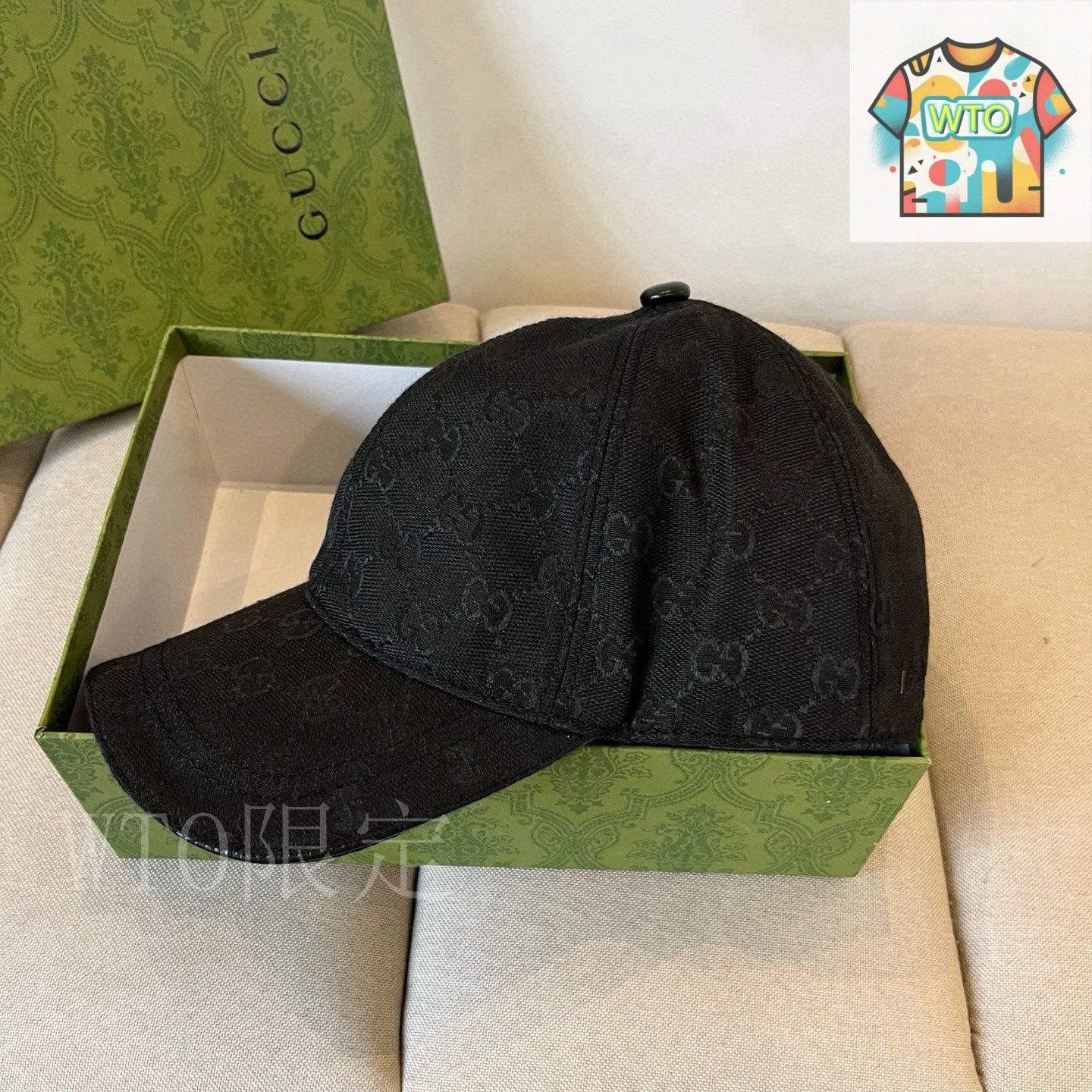 新作♡美品♡GUCCI ブラック ベースボールキャップ グッチ ベースボールキャップ(ブラック)200035をお買取！相場は