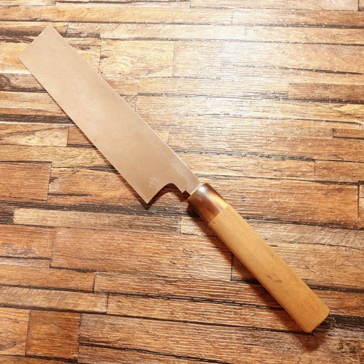 杉本 薄刃包丁 研ぎ済 水牛柄 片刃 菜切り 別作 215mm - メルカリ