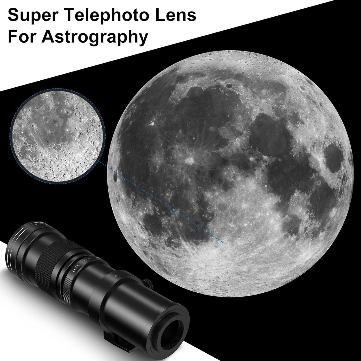 数量限定】望遠レンズ420-800mm f/8.3 対応ニコンF-mount マニュアル 