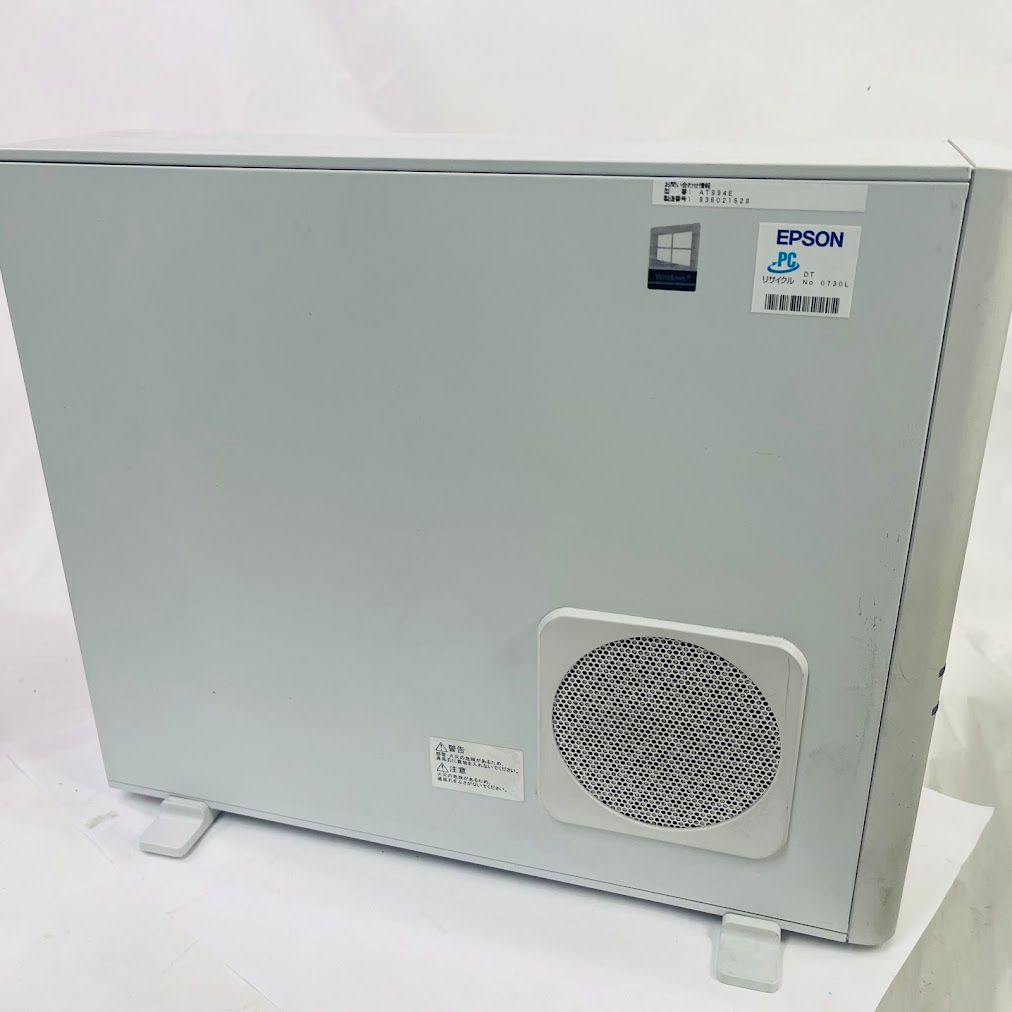 中古】Endeavor AT994E Core i3 8100 3.6GHz/8GB/256GB(SSD)+500GB