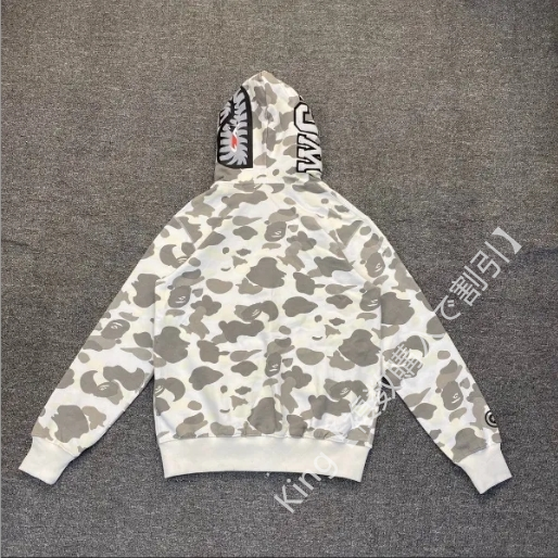 【大人気】A BATHING APE アベイシングエイプ 長袖 Sharkシャークパーカー 新品 男女兼用