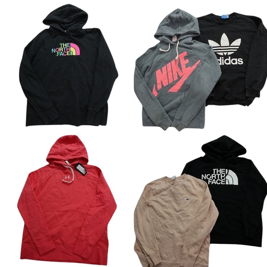 古着卸 まとめ売り ブランドMIX スウェット 6枚セット (レディース XS  