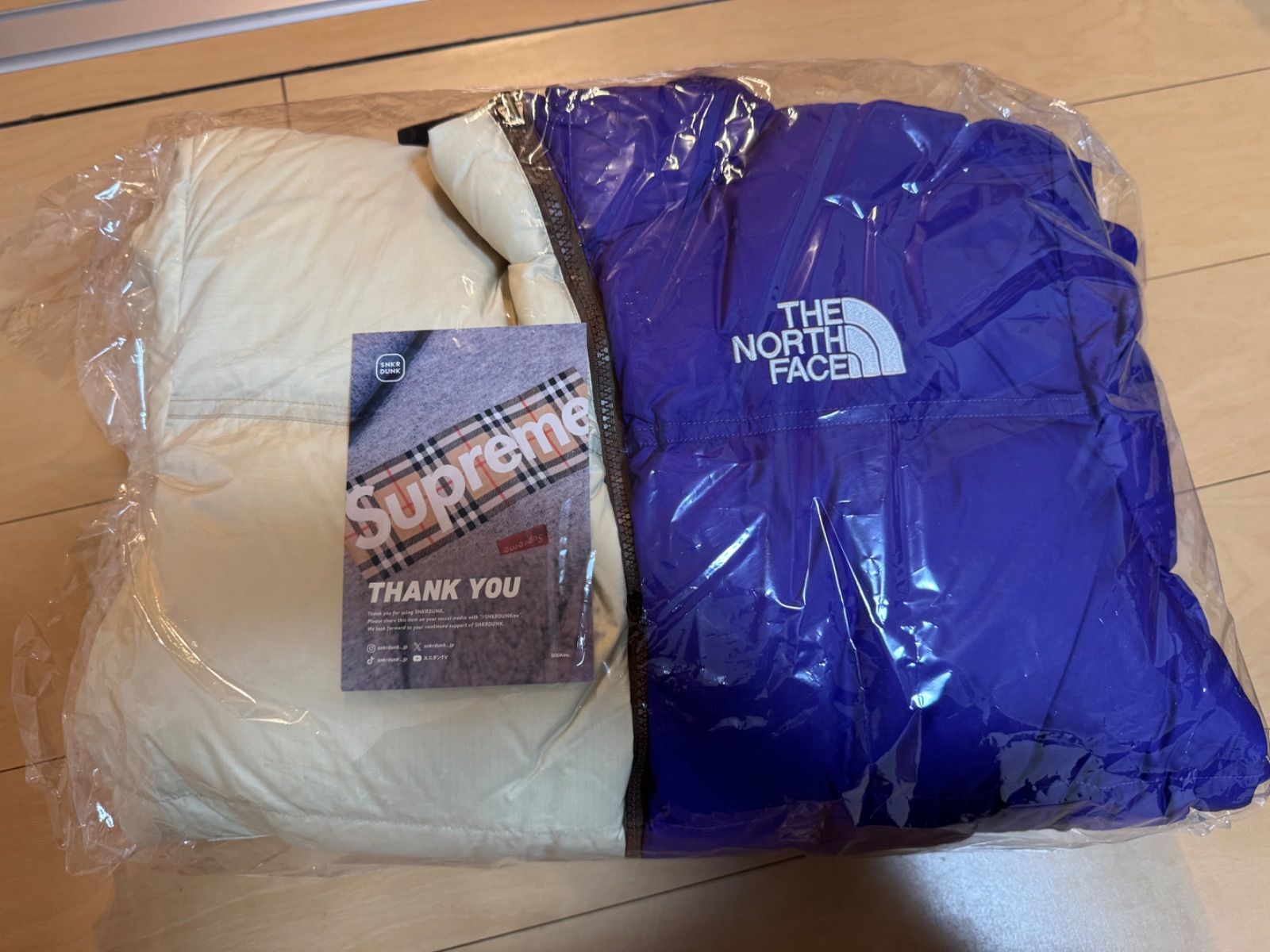 新品未使用品 鑑定済み】Supreme x The North Face Nuptse 