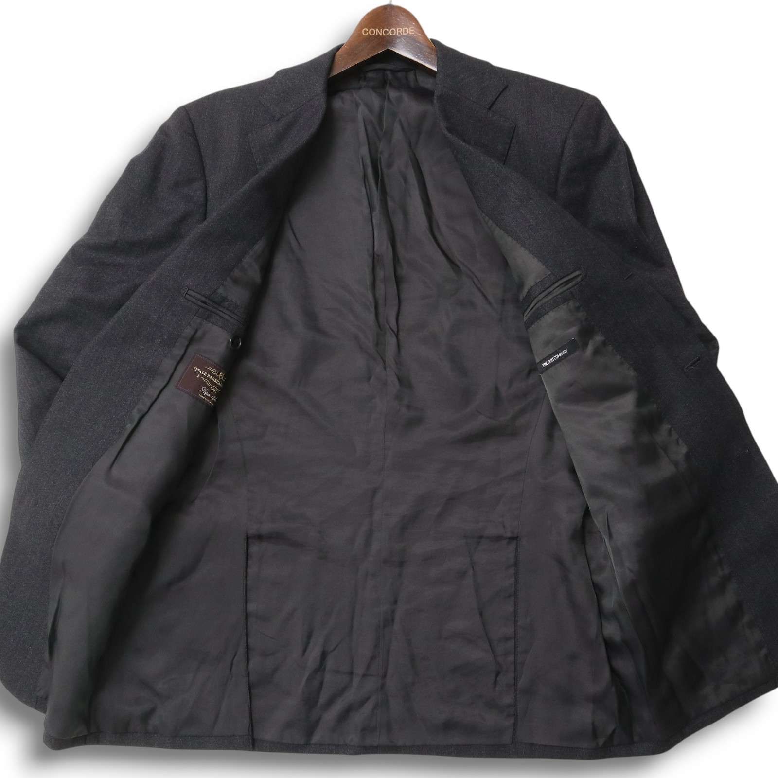 THE SUIT COMPANY カノニコ生地 ウール テーラードジャケット M THE 