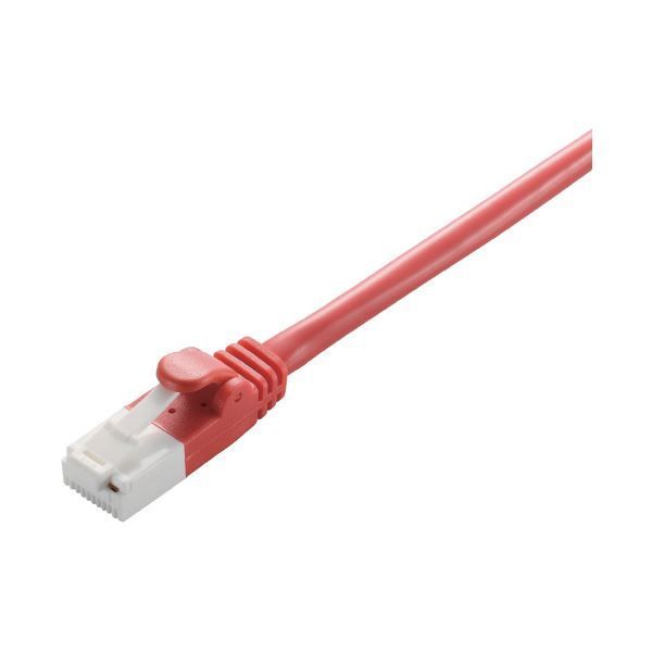 (まとめ) エレコム LANケーブルCat6 レッド 3m LD-GPT/R3/RS 