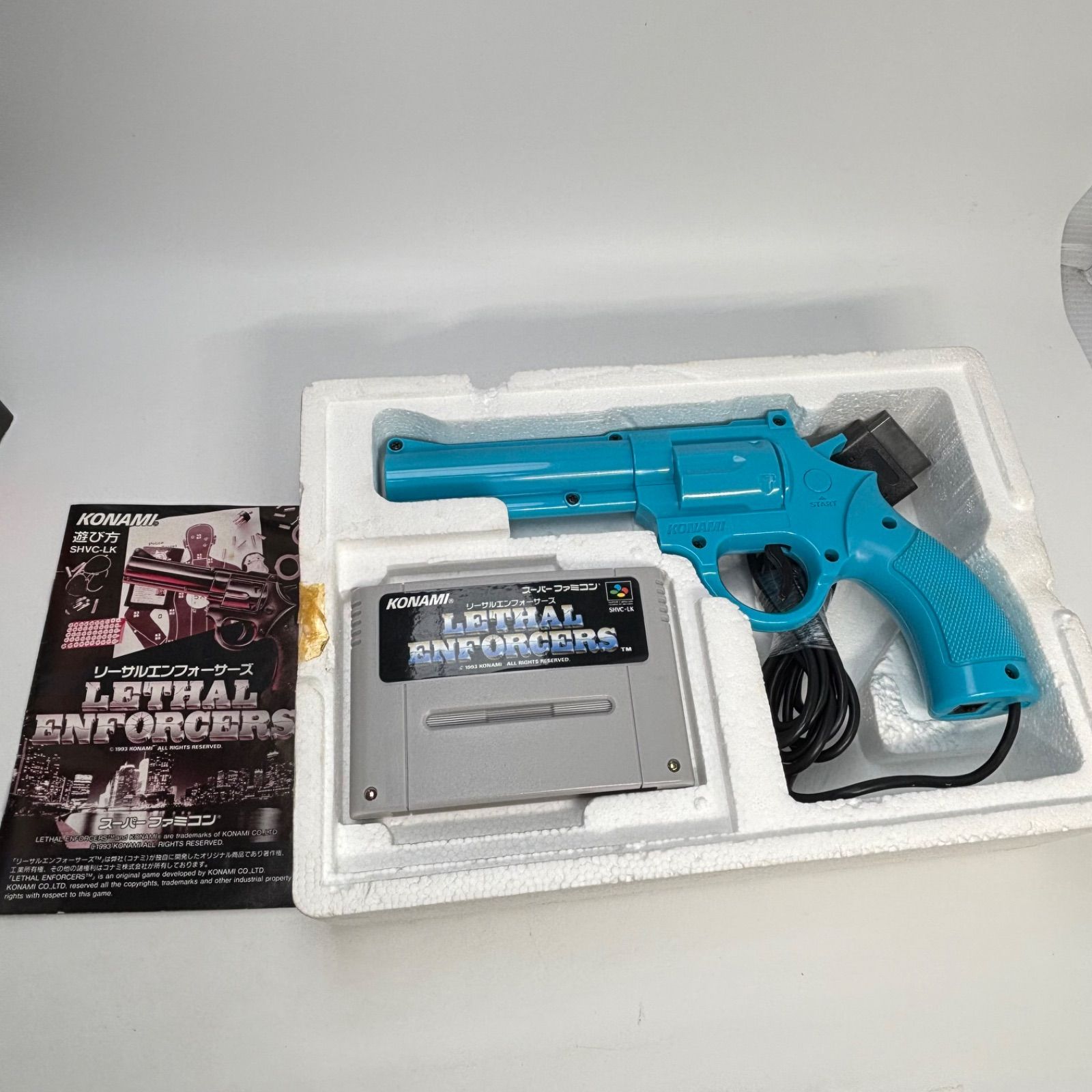 j6 リーサルエンフォーサーズ　シューティングゲーム　動作未確認 リーサルエンフォーサーズ｜スーパーファミコン (SFC)｜コナミ