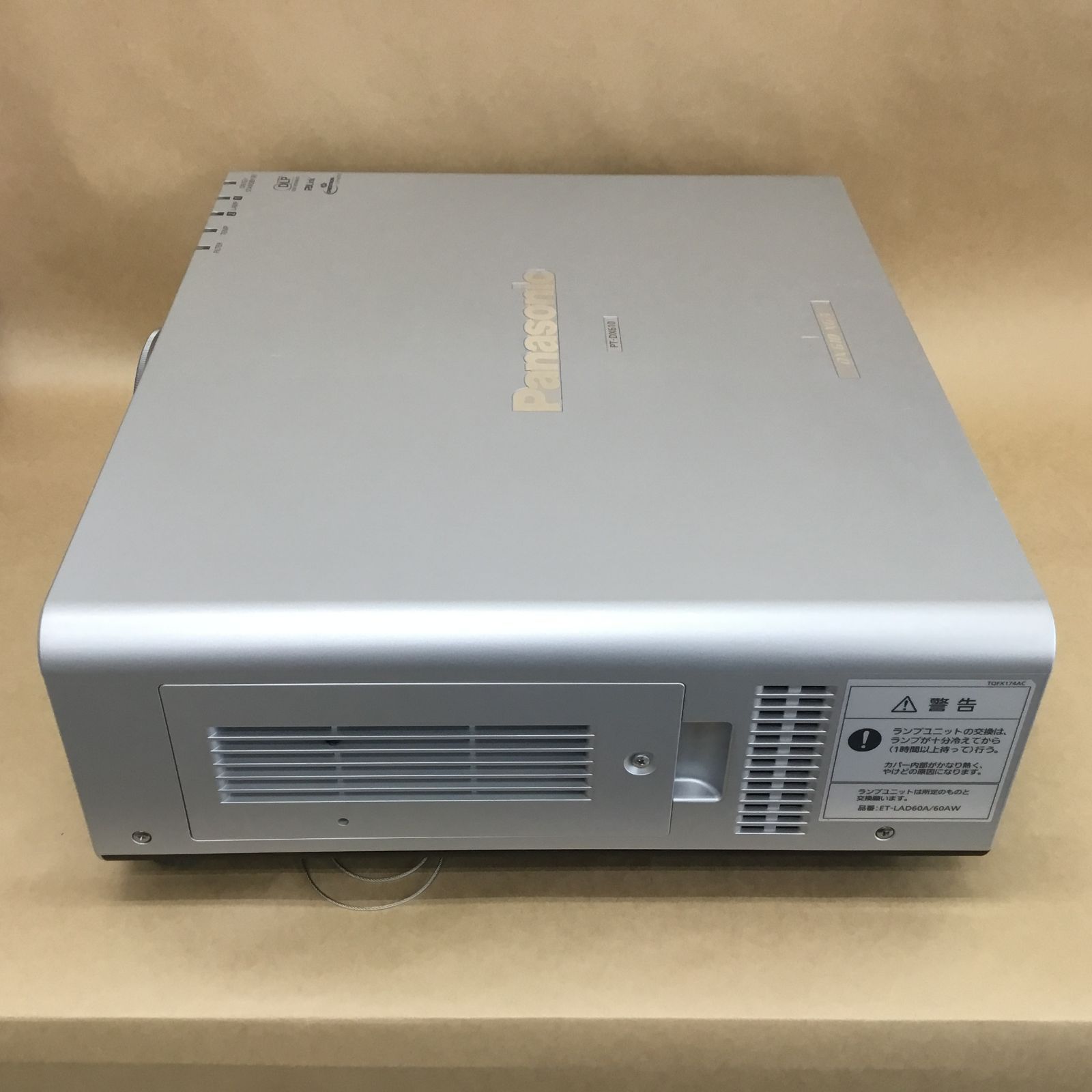 ランプ使用(1)(2)769時間 Panasonic プロジェクター PT-DX610S 6500 