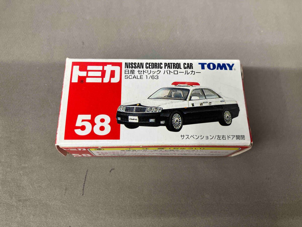 セドリック | トミカ パトロールカー ニッサン 赤箱 日産 0 赤TOMYロゴ