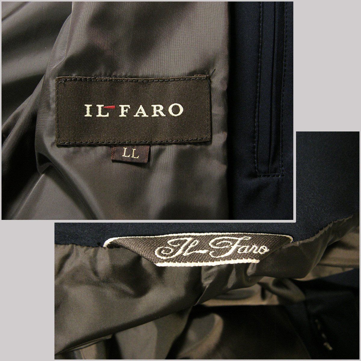 新品】 ILFARO ／ イルファーロ 軽量 ダウンジャケット フード付き 