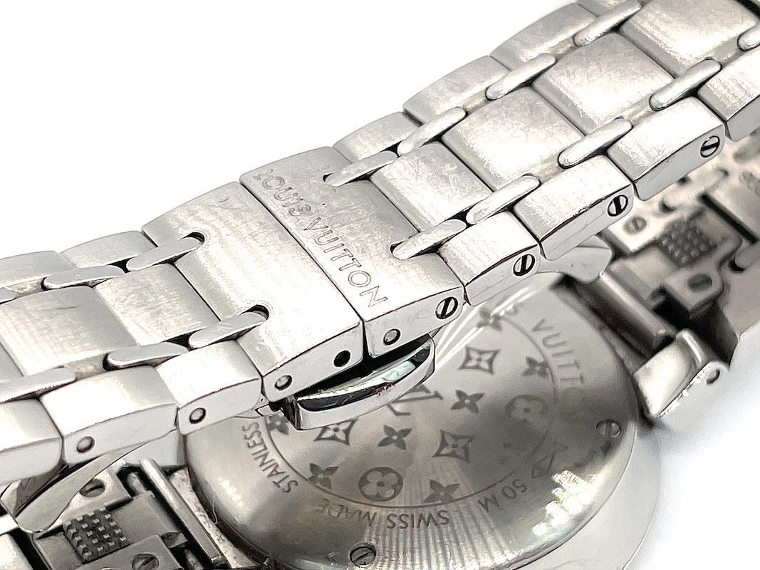 LOUIS VUITTON ルイヴィトン タンブール 8Pダイヤ 50M STAINLESS