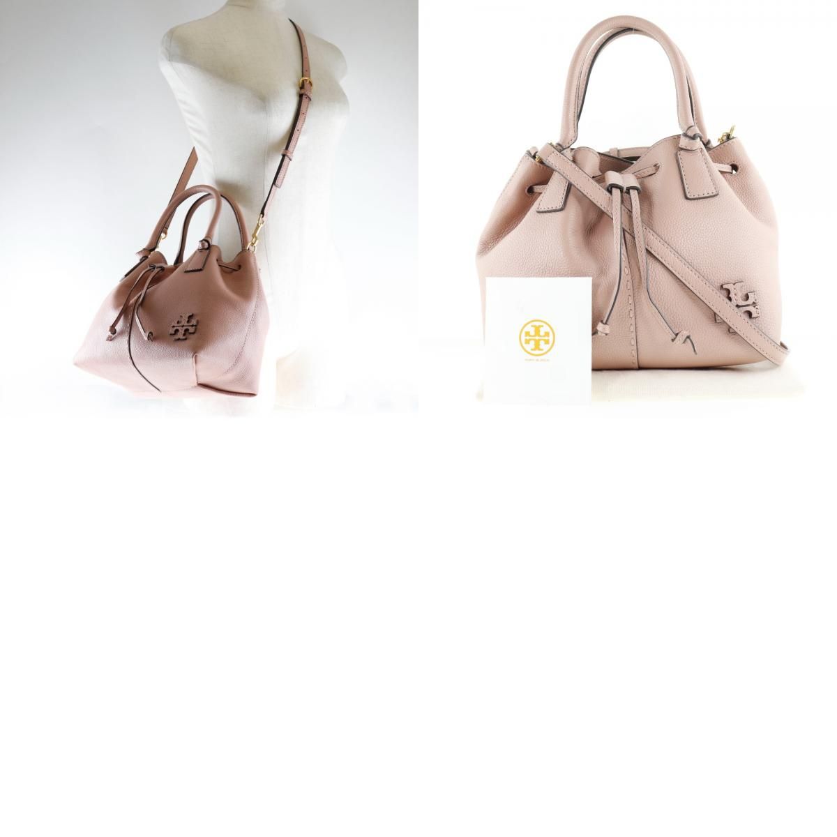 トリーバーチ マックグロー ドローストリング サッチェル ハンドバッグ TORY BURCH トリーバーチ バッグ レディース マックグロー