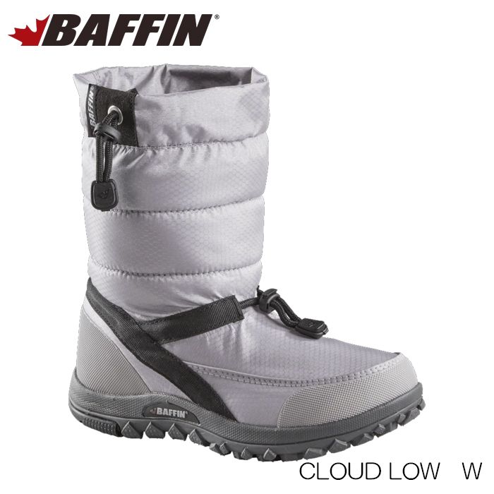 スノーブーツ レディース BAFFIN CLOUD LOW 防寒ブーツ 氷の上でも滑らない 日本正規品