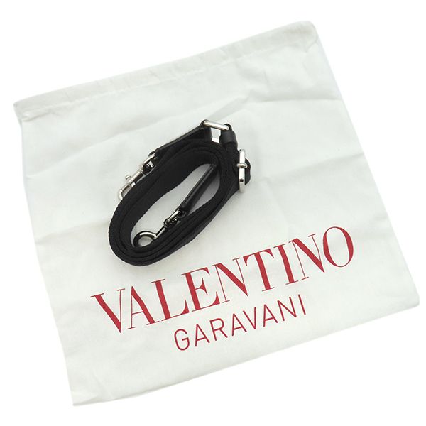 極美品✨ ヴァレンティノ VLTNロゴ ラバーブレスレット ブラック 保存袋付き Valentino Garavani V LOGO ブレスレット - Nero & Crystal