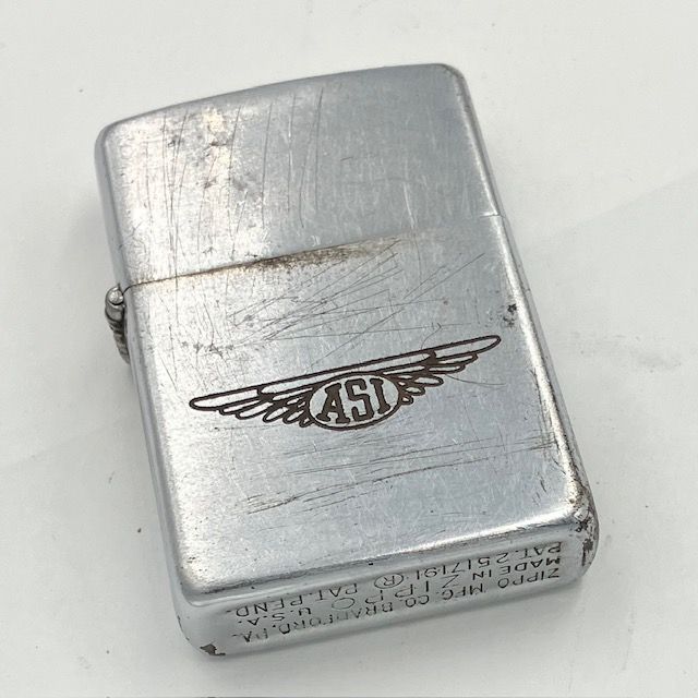 ZIPPO ビンテージ ジッポー 1953年 フルスタンプ スチール製 ASI