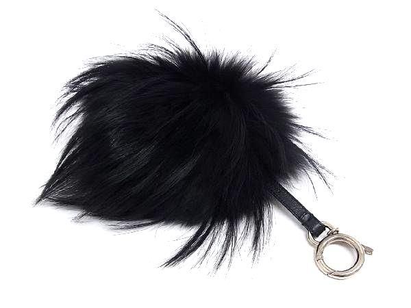 □極美品□ FENDI フェンディ バッグバグズ モンスター ポンポン