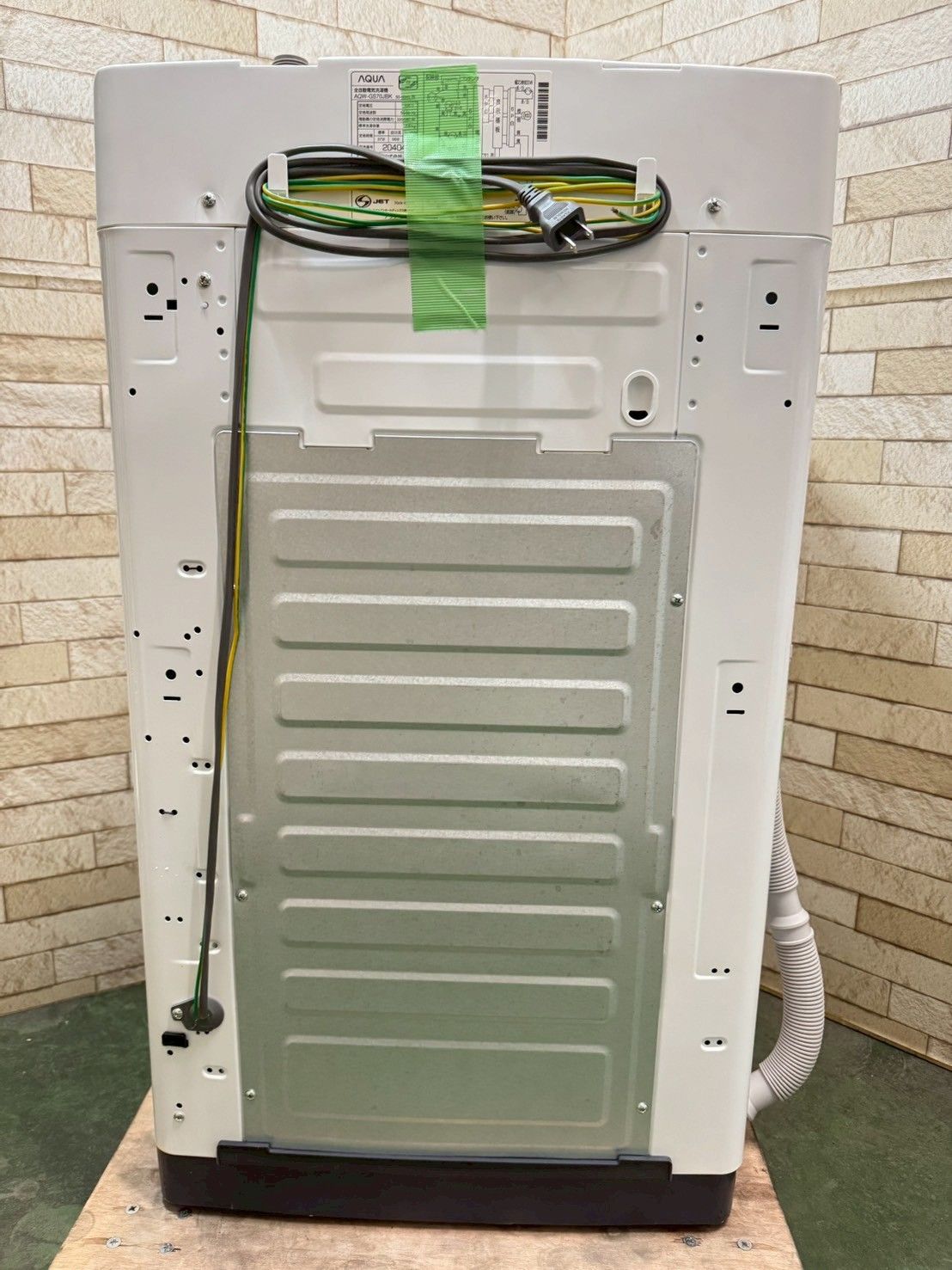 大阪送料無料★3か月保障付き★洗濯機★アクア★7kg★2021年★AQW-GS70JBK★SS-95 大阪送料無料☆3か月保障付き☆洗濯機☆アクア☆7kg☆2021年☆AQW